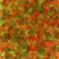 red green orange patchy texture