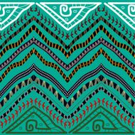 Abstract seamless pattern in ethnic style Stock Vector