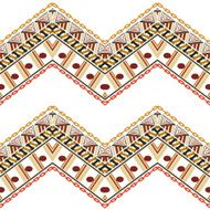 Abstract seamless texture in ethnic style Stock Vector