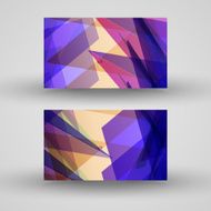 Vector business-card set for your design N459