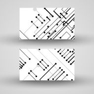 Vector business-card set for your design N461