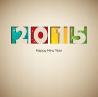 New Year card N38
