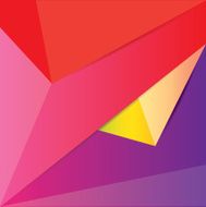 colorful abstract polygonal background image template