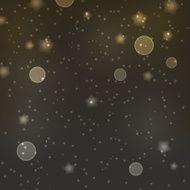 abstract dark night dots and stars bokeh background eps10