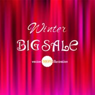 Bright colors Abstract Background Winter Sale N3