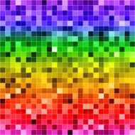 Abstract digital colorful pixels seamless pattern background