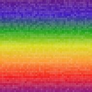 Abstract digital rainbow pixels seamless pattern background