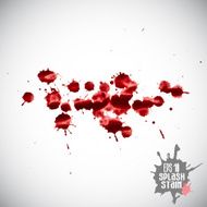Vector abstract grunge backgrounds Splatter shapes N3