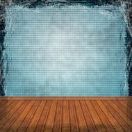 Blue grunge background Abstract vintage texture with frame and N32