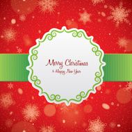 Christmas card Label N4