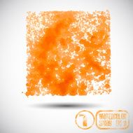 Square spray paint blots eps10