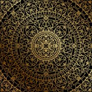 black &amp; gold oriental shiny texture