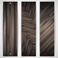Wooden texture banner N43