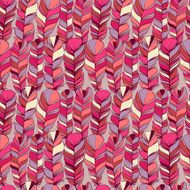 Seamless ethnic pattern with feathers N20