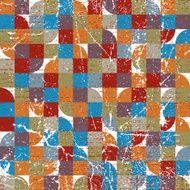 Vector geometric colorful textile abstract seamless pattern N6