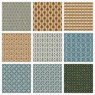 Vintage style aged seamless tiles set with grungy dirt textures