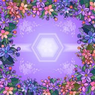 Floral background N1615