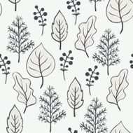 Seamless leafs pattern N4