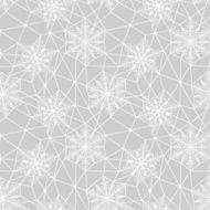 lace white snowflakes pattern N4