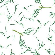 Dill Seamless Pattern