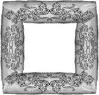 Frame with ornament