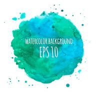 Abstract vector watercolor background N9