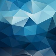 blue night triangular background