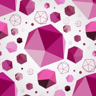 Geometric 3D seamless background N7