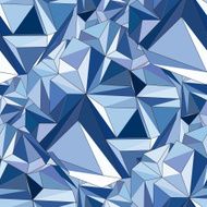 Crystal Seamless 3D Geometric background N5