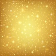 Abstract golden background stars