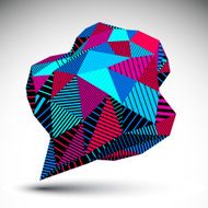 Stylish asymmetric contrast figure with parallel lines Striped N2