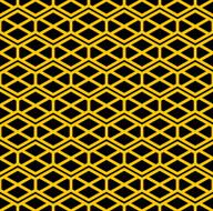 Bright symmetric endless pattern with stylized honeycombs