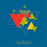 Abstract background with triangles N45