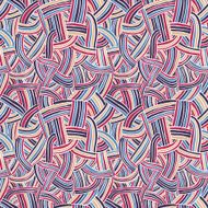 Hand drawn colorful lines seamless pattern