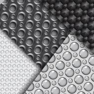 Set of several seamless carbon fiber patterns N7