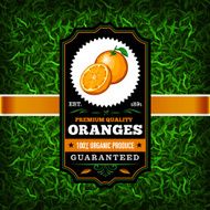 F&amp;B Labels - Oranges
