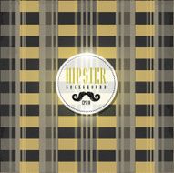 Hipster lumberjack print plaid or Flannel pattern yellow and black N2