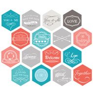 banner with calligraphy elements vintage