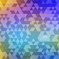 Creative abstract triangle pattern N52