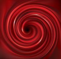 Vector swirling red backdrop Juice of fruits N4