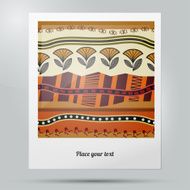 Photo from abstract seamless texture of African