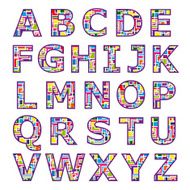 Alphabet mosaic N2