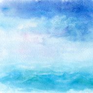 Watercolor Sea background N7