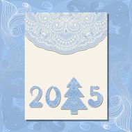 Vector Christmas Greeting Card N26