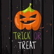 Pumpkin on wood wall N2