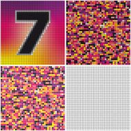 Number seven (mixed mosaic)