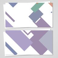 Vector business-card set for your design N465