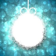 Christmas background with glowing snowflakes N2