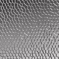 abstract geometrical metallic pattern
