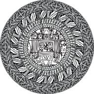 ancient pattern Vector illustration N46